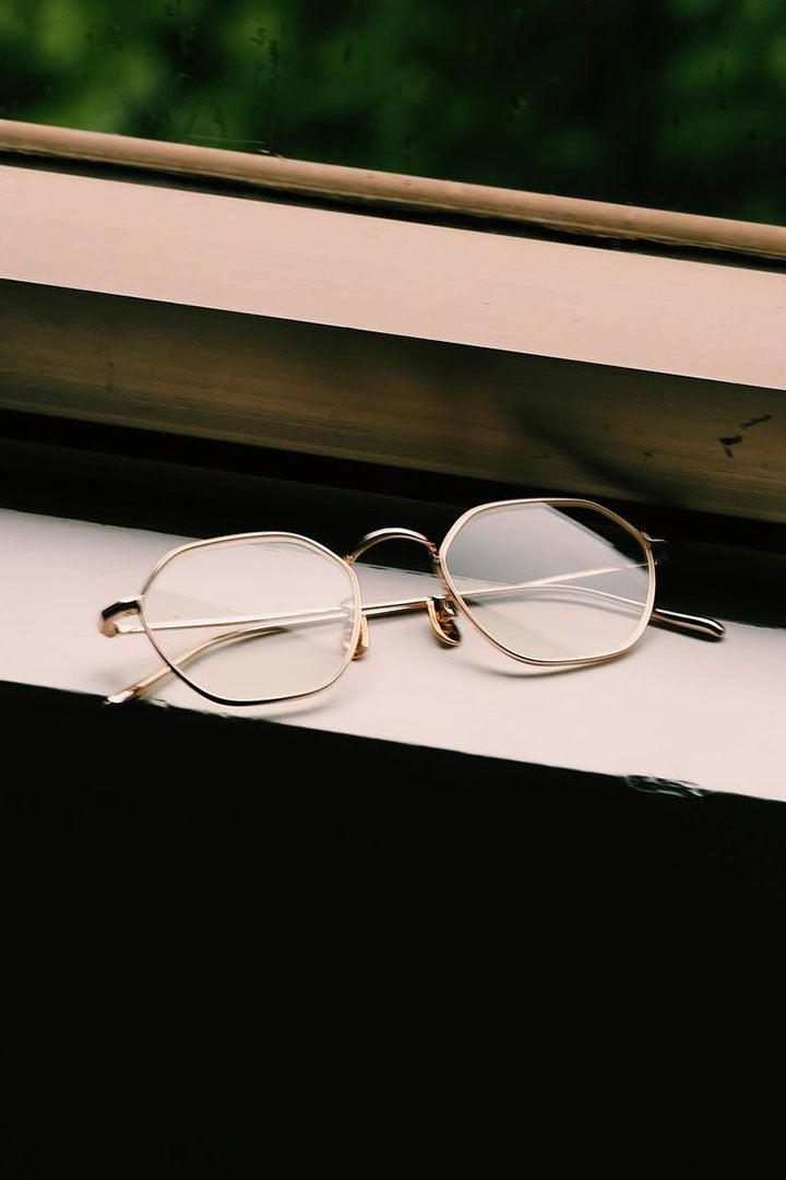 A.D.S.R. BAZ 02 ゴールド クリアー バズ サングラス メガネ A.D.S.R. BAZ 02 GOLD (Lt.BROWN) / バズ サングラス ヘキサゴン